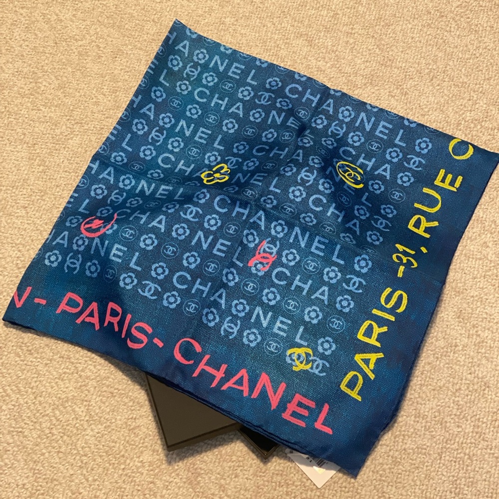 Brand new Chanel silk scarf